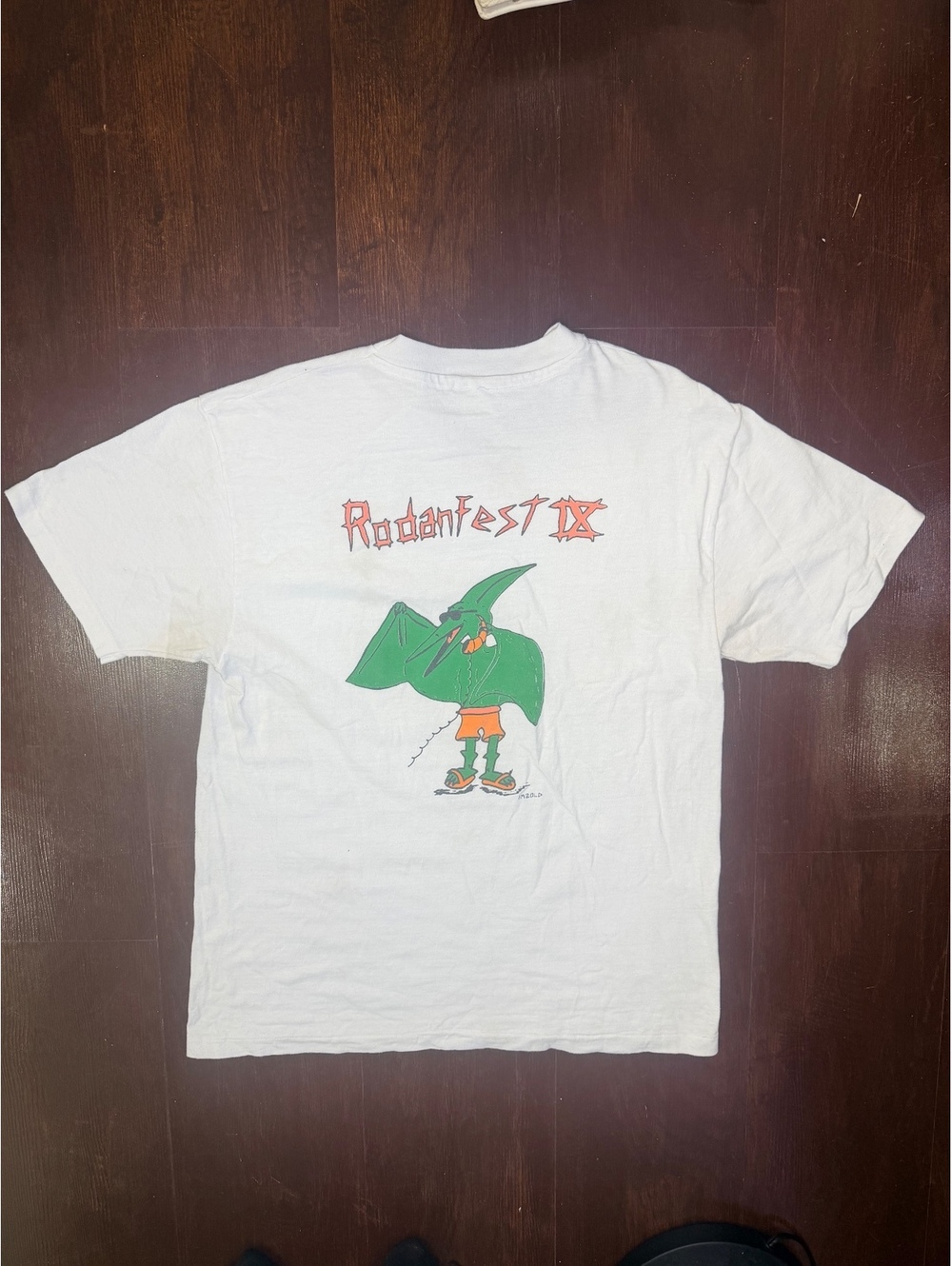 Vintage 1993 Rodentfest IX Reptile On The Line Single Stitch Graphic T Shirt USA